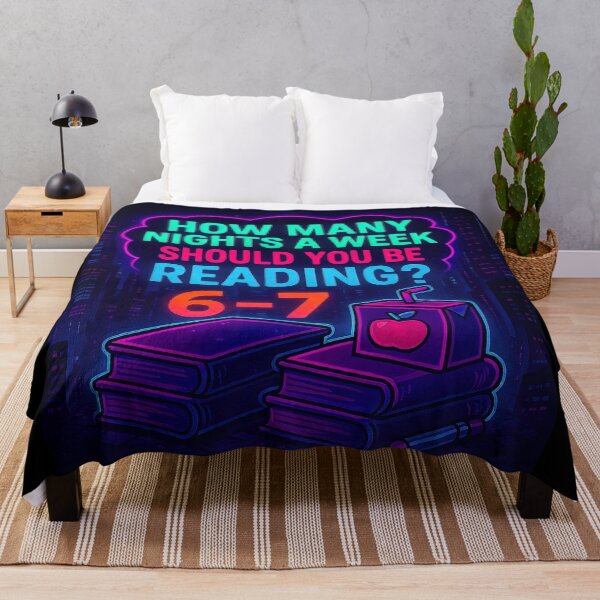 Item preview, Neon - Read 6-7 nights a week! designed and sold by The Funky Sprunki.