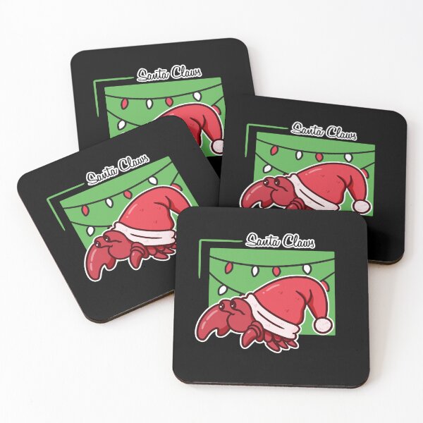 Item preview, Santa Claws Christmas Hermit Crab  designed and sold by Aloe and Monstera.