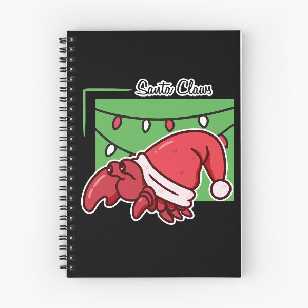 Item preview, Santa Claws Christmas Hermit Crab  designed and sold by Aloe and Monstera.