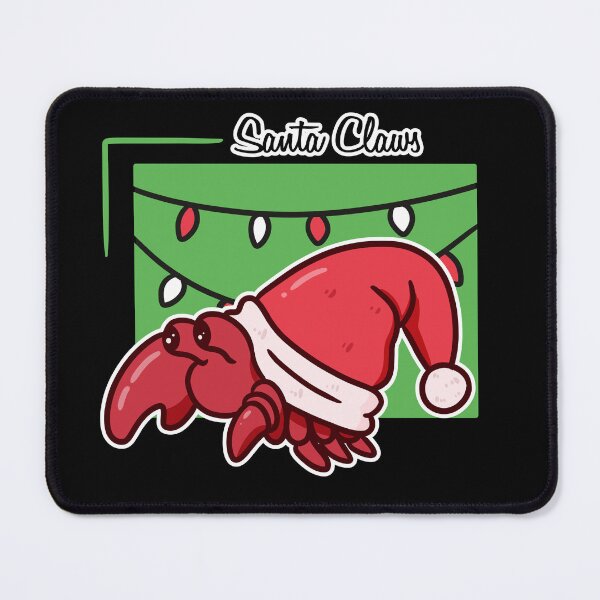 Item preview, Santa Claws Christmas Hermit Crab designed and sold by Aloe and Monstera.