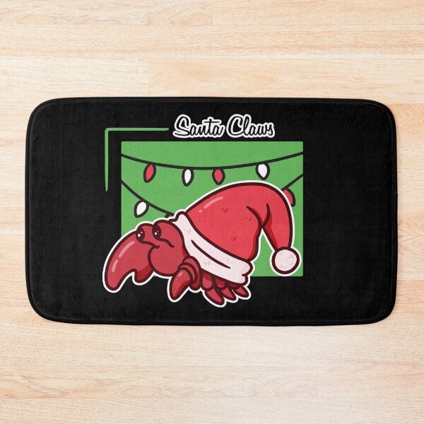 Item preview, Santa Claws Christmas Hermit Crab  designed and sold by Aloe and Monstera.