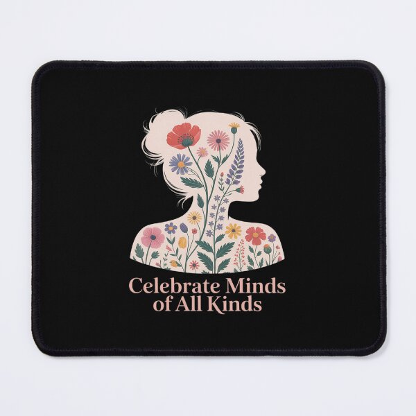 Item preview, Celebrate Minds of All Kinds Neurodiversity Autism Awareness designed and sold by ShelFisher.