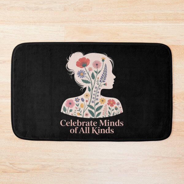 Item preview, Celebrate Minds of All Kinds Neurodiversity Autism Awareness designed and sold by ShelFisher.