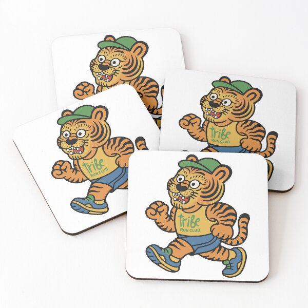 Item preview, Tribe Coffee Run Club Tiger School Sports Team designed and sold by pansak.