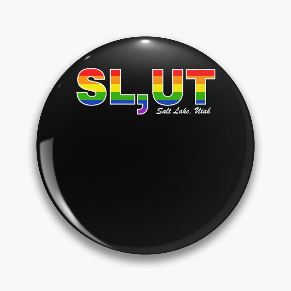 Item preview, Slut Salt Lake Utah Rainbow LGBT Pride Men Women designed and sold by pansak.
