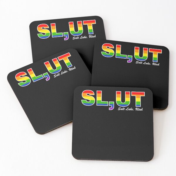 Item preview, Slut Salt Lake Utah Rainbow LGBT Pride Men Women designed and sold by pansak.