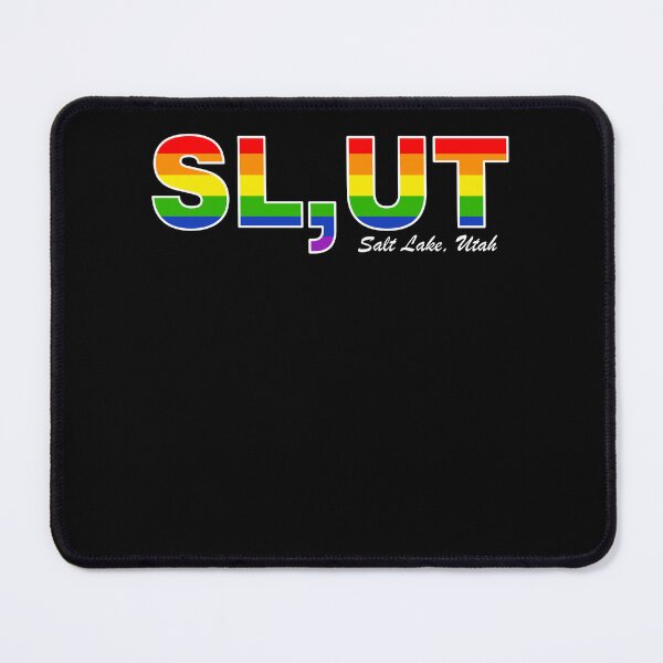 Item preview, Slut Salt Lake Utah Rainbow LGBT Pride Men Women designed and sold by pansak.
