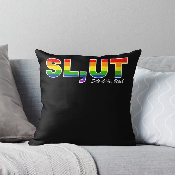Item preview, Slut Salt Lake Utah Rainbow LGBT Pride Men Women designed and sold by pansak.