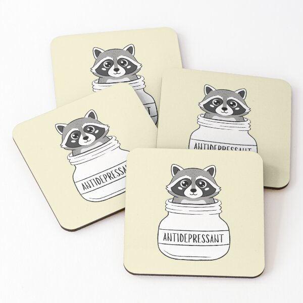 Item preview, Funny Raccoon Anti Depressant Animal Lover Zoo Boys Girls Kids designed and sold by rafaeltto.
