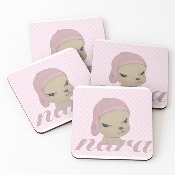 Item preview, Polkadot Pink Yoshitomo Nara Painting Collage designed and sold by SusanaRio.