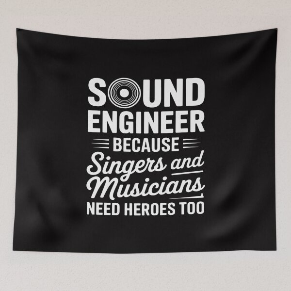 Item preview, Sound Engineer Because Singers Need Heroes Too Audio Editor designed and sold by Silicula.