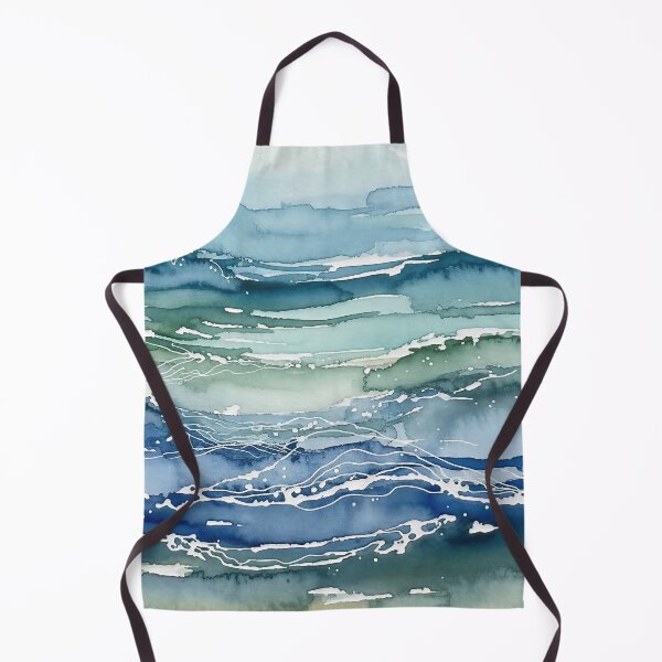 Item preview, Abstract Watercolor Ocean Waves designed and sold by ChrisButler.