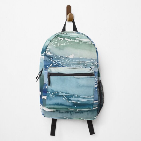 Item preview, Abstract Watercolor Ocean Waves designed and sold by ChrisButler.