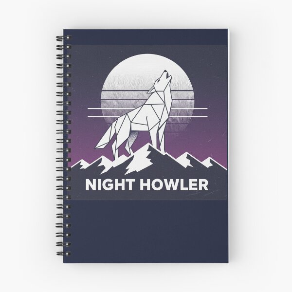 Item preview, Wolf howling at the moon shirt designed and sold by Lowgik.