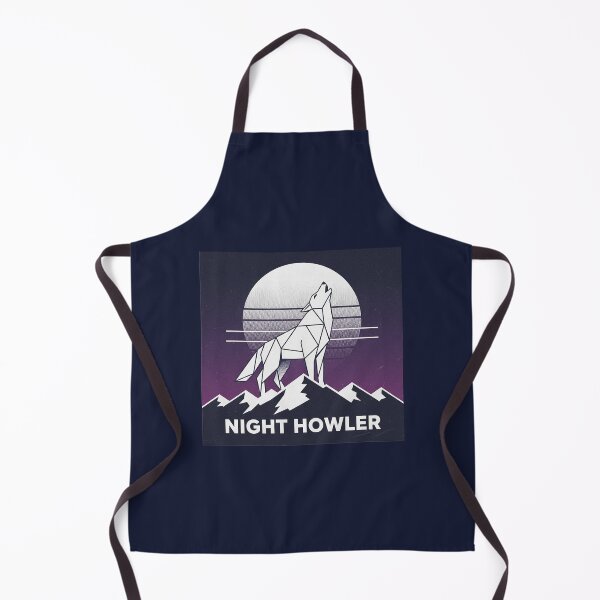 Item preview, Wolf howling at the moon shirt designed and sold by Lowgik.