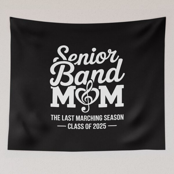 Item preview, Senior Band Mom 2025 Last Marching Season designed and sold by Silicula.
