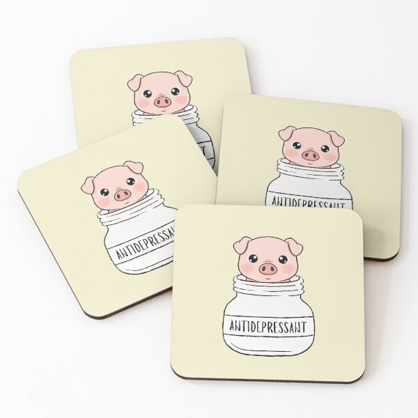 Item preview, Funny Pig Anti Depressant Animal Lover Zoo Boys Girls Kids designed and sold by rafaeltto.