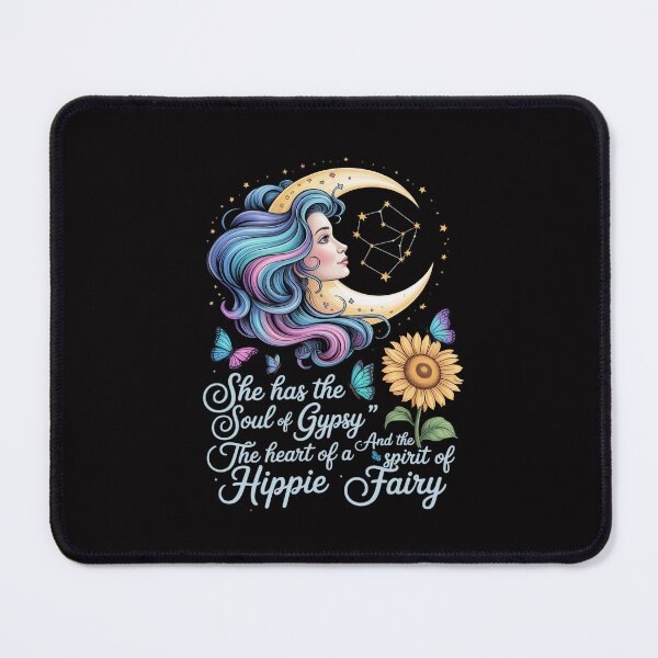 Item preview, She Has She Soul Of A Gypsy The Heart Of A Hippie Fairy designed and sold by Silicula.