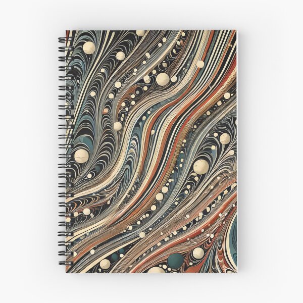 Item preview, Vintage Marbled Paper Pattern Retro Abstract Design designed and sold by PinUpPizzazz.