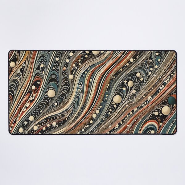 Item preview, Vintage Marbled Paper Pattern Retro Abstract Design designed and sold by PinUpPizzazz.