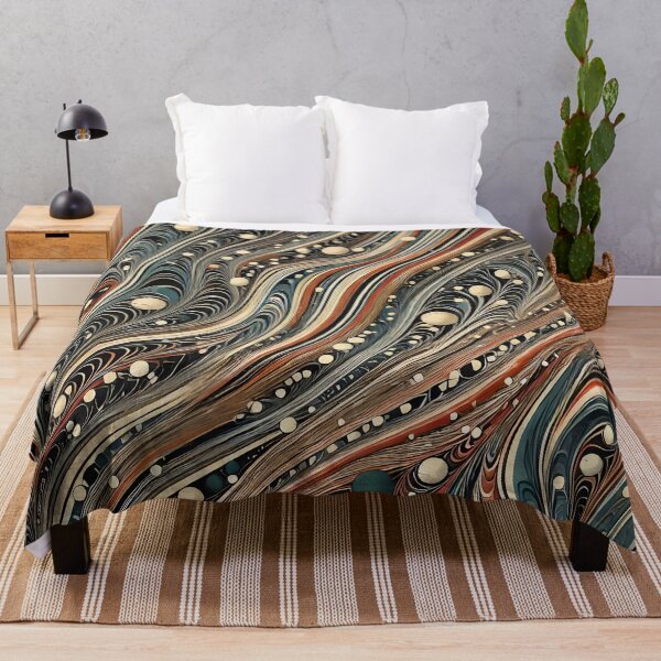 Item preview, Vintage Marbled Paper Pattern Retro Abstract Design designed and sold by PinUpPizzazz.
