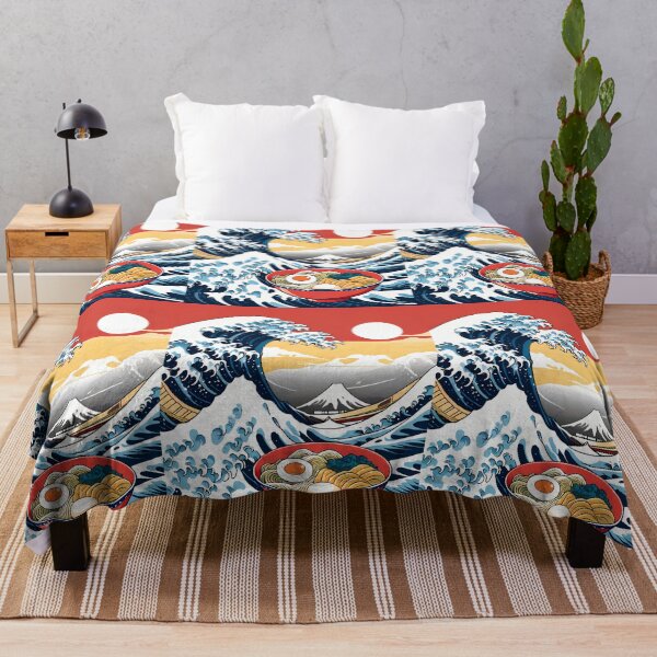 Item preview, Japanese Art Merging Ocean Waves Delicious Ramen designed and sold by ART ATTACK ZONE.