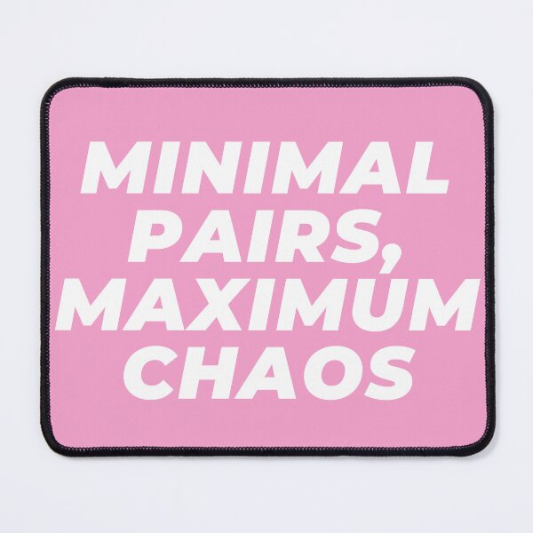 Item preview, Minimal Pairs, Maximum Chaos designed and sold by More-Than-R.