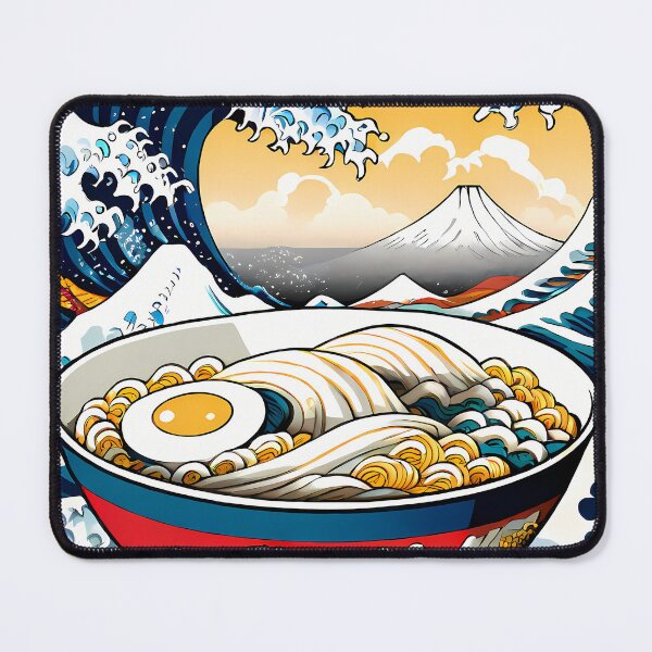 Item preview, Osaka Japanese Art Merging Ocean Waves Delicious Ramen designed and sold by ART ATTACK ZONE.