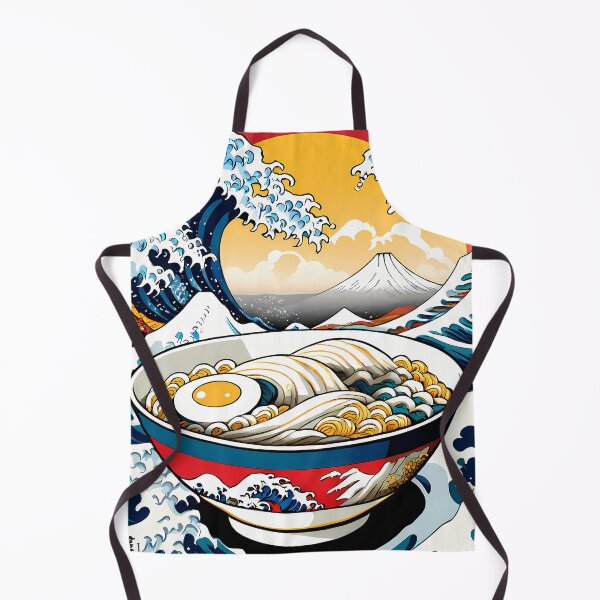 Item preview, Osaka Japanese Art Merging Ocean Waves Delicious Ramen designed and sold by ART ATTACK ZONE.