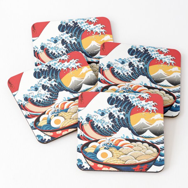 Item preview, Tokyo Japanese Art Merging Ocean Waves Delicious Ramen designed and sold by ART ATTACK ZONE.