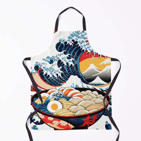 Item preview, Tokyo Japanese Art Merging Ocean Waves Delicious Ramen designed and sold by ART ATTACK ZONE.