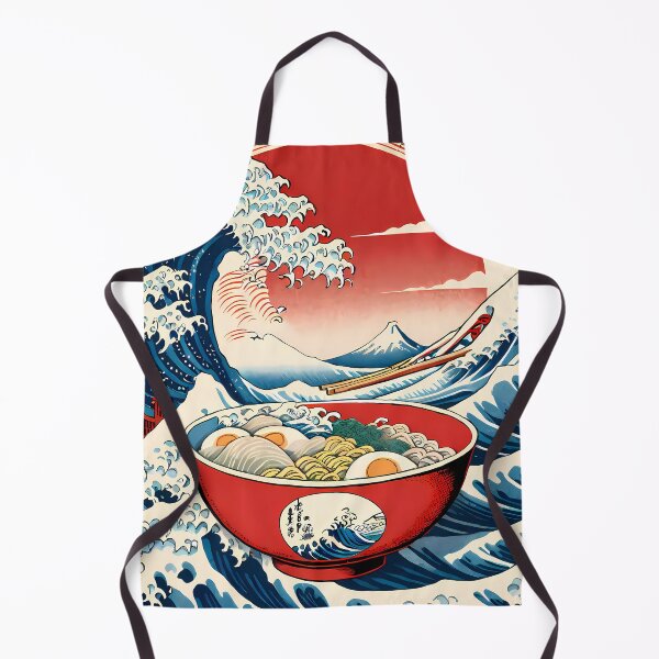 Item preview, Asia Japanese Art Merging Ocean Waves Delicious Ramen designed and sold by ART ATTACK ZONE.