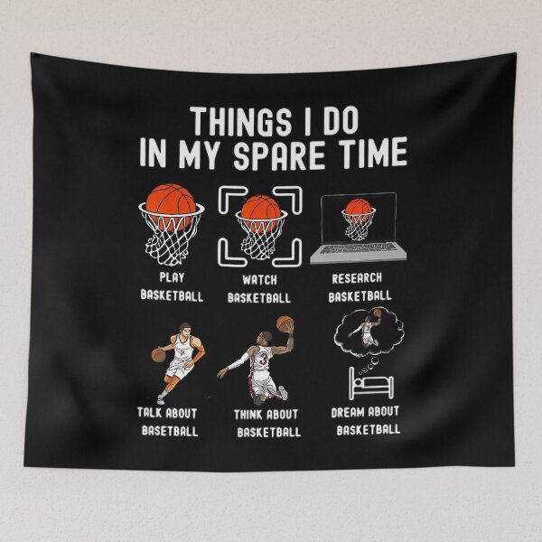 Item preview, Things I Do In My Spare Time Funny Basketball Lover designed and sold by BrandyMegan.
