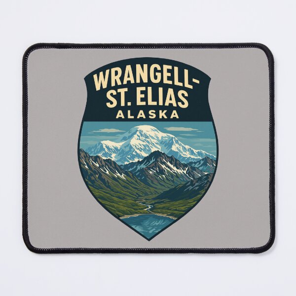 Item preview, Wrangell–St. Elias Alaska Mountain Sticker designed and sold by Ismeal Von.