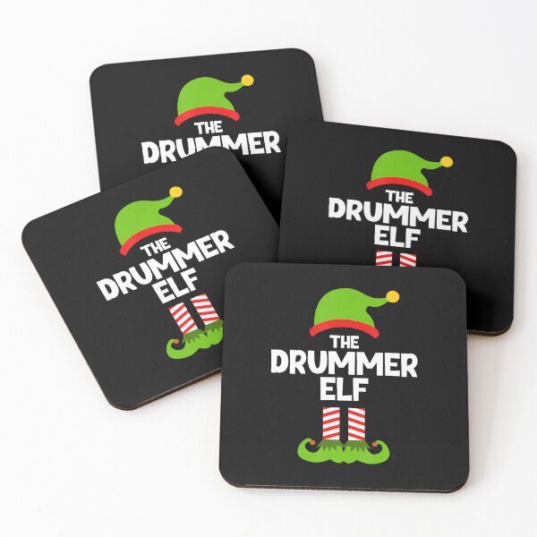 Item preview, Funny The Drummer Elf Christmas Family 	 Drums Drumming designed and sold by BeverlyBrenda.