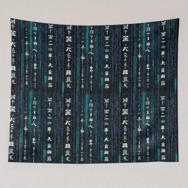 Item preview, Exploring Intersection Technology Traditional Symbols Digital Art designed and sold by ART ATTACK ZONE.