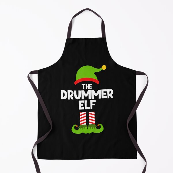 Item preview, Funny The Drummer Elf Christmas Family Drums Drumming designed and sold by BeverlyBrenda.