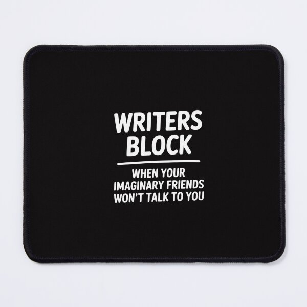 Item preview, Writers Block Imaginary Friends Author Writer designed and sold by GalaFunny.
