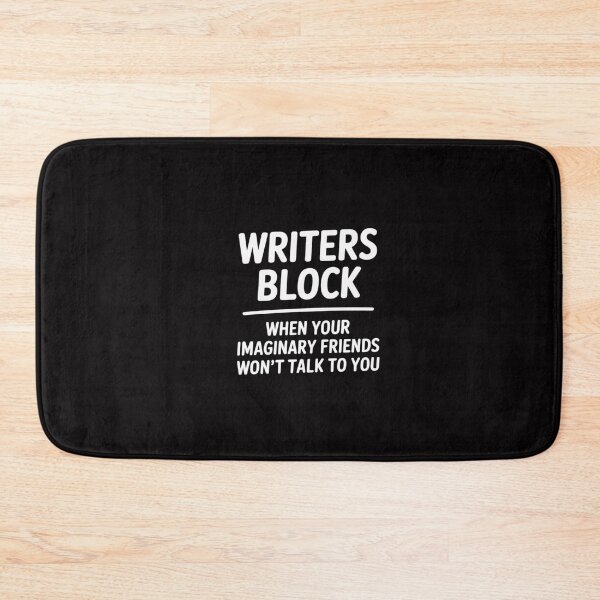 Item preview, Writers Block Imaginary Friends Author Writer designed and sold by GalaFunny.