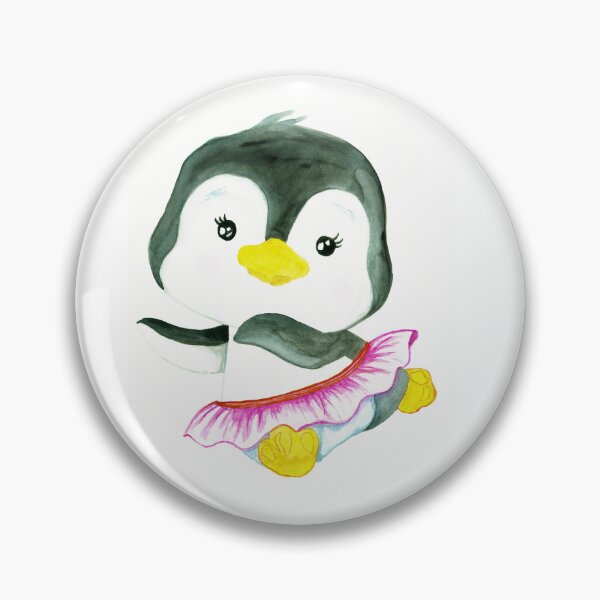 Aperçu de l'œuvre Penny le pingouin créée et vendue par SueDeaconART.