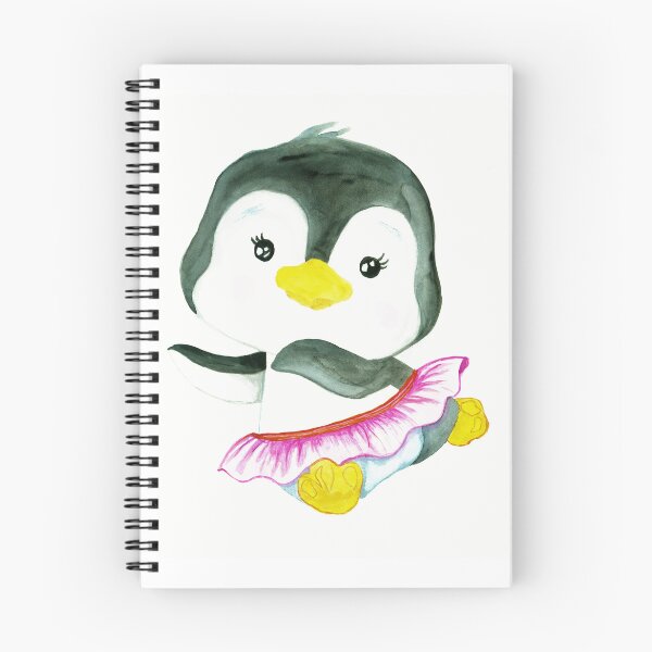 Aperçu de l'œuvre Penny le pingouin créée et vendue par SueDeaconART.