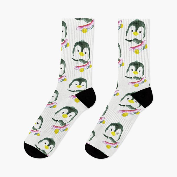 Aperçu de l'œuvre Penny le pingouin créée et vendue par SueDeaconART.