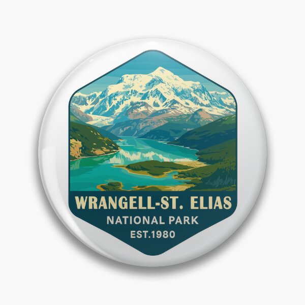 Item preview, Wrangell–St. Elias Alaska Mountain Sticker designed and sold by Ismeal Von.