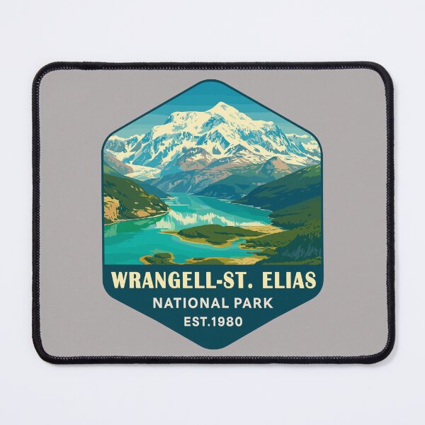 Item preview, Wrangell–St. Elias Alaska Mountain Sticker designed and sold by Ismeal Von.