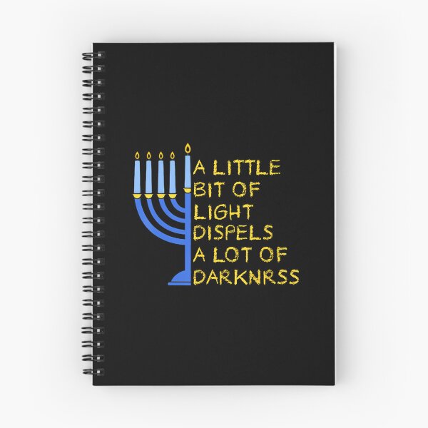 Item preview, Hanukkah Lights A Little Bit Light Dispels Lot Of Darkness designed and sold by RuthSheila.