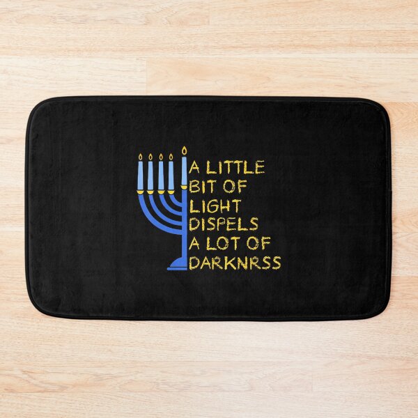 Item preview, Hanukkah Lights A Little Bit Light Dispels Lot Of Darkness designed and sold by RuthSheila.