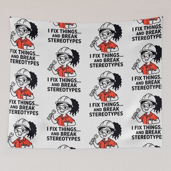 Item preview, Woman engineer  designed and sold by Agu210.
