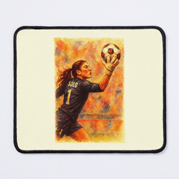 Item preview, Hope Solo - Female football Goalkeeper designed and sold by Sarcastic designs.
