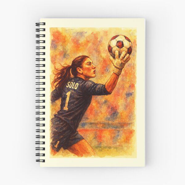 Item preview, Hope Solo - Female football Goalkeeper designed and sold by Sarcastic designs.