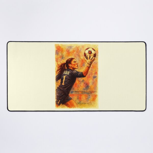 Item preview, Hope Solo - Female football Goalkeeper designed and sold by Sarcastic designs.